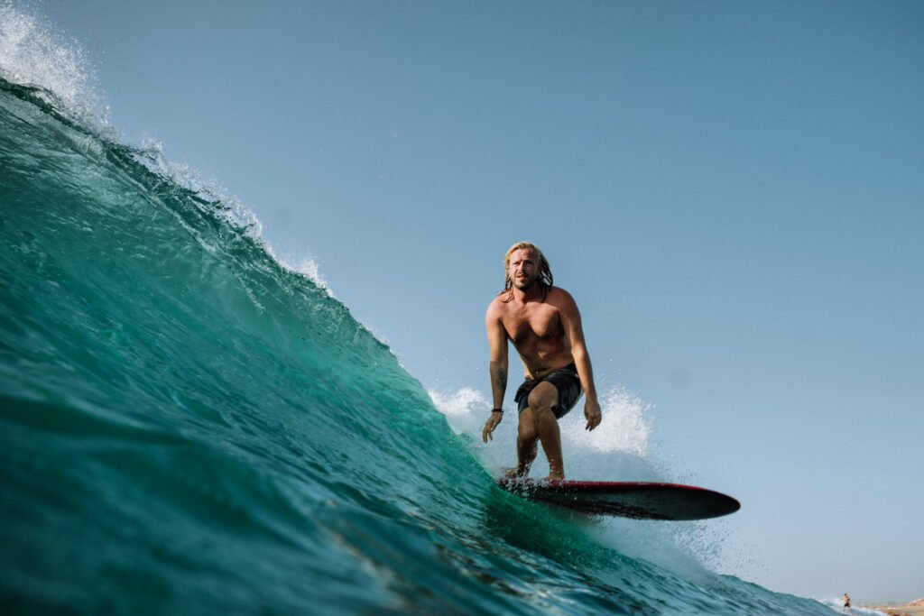 Perfect surf session at La Fortuna surf, steps from ALAIA Surf Lodge East Cape accommodation