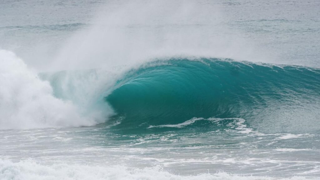 Perfect surf session at La Fortuna surf, steps from ALAIA Surf Lodge East Cape accommodation