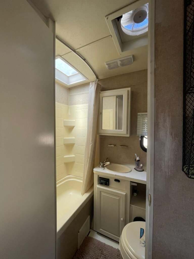 Bathroom in The Hideout camper